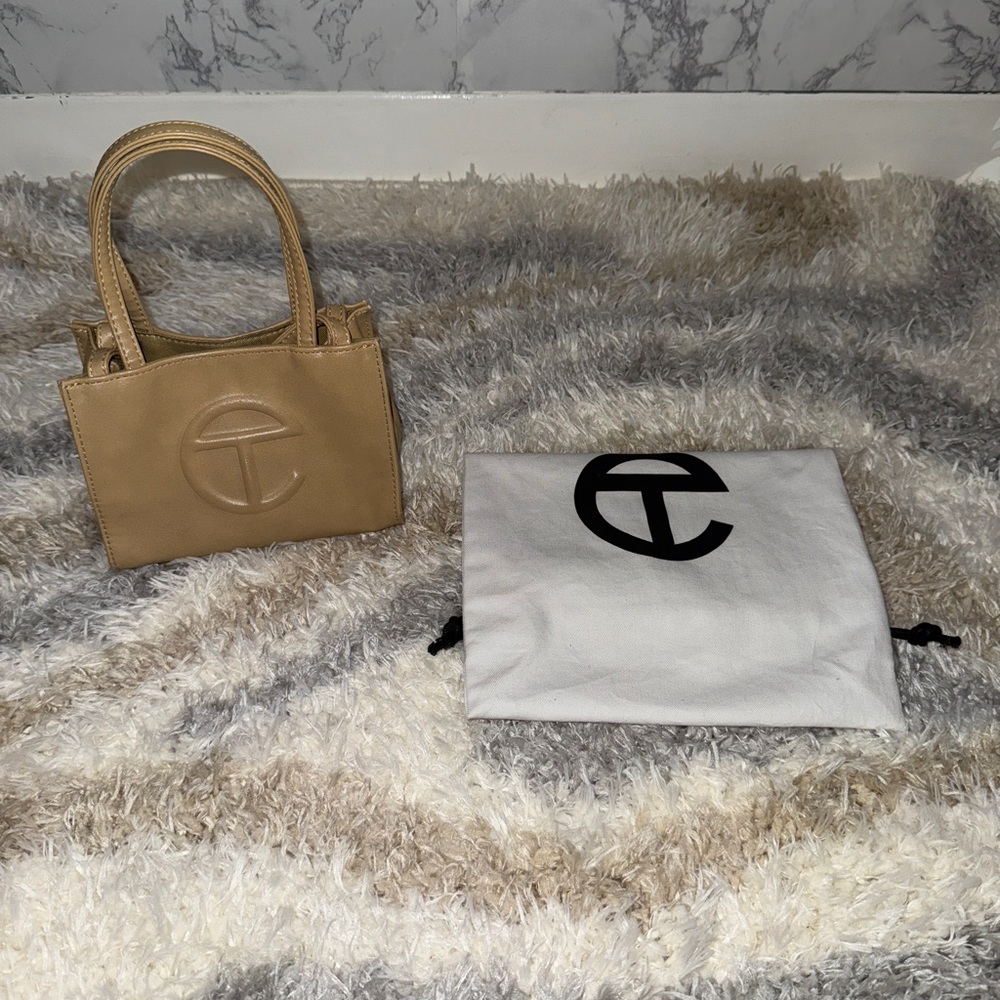 Telfar Tan Mini Shopping Bag